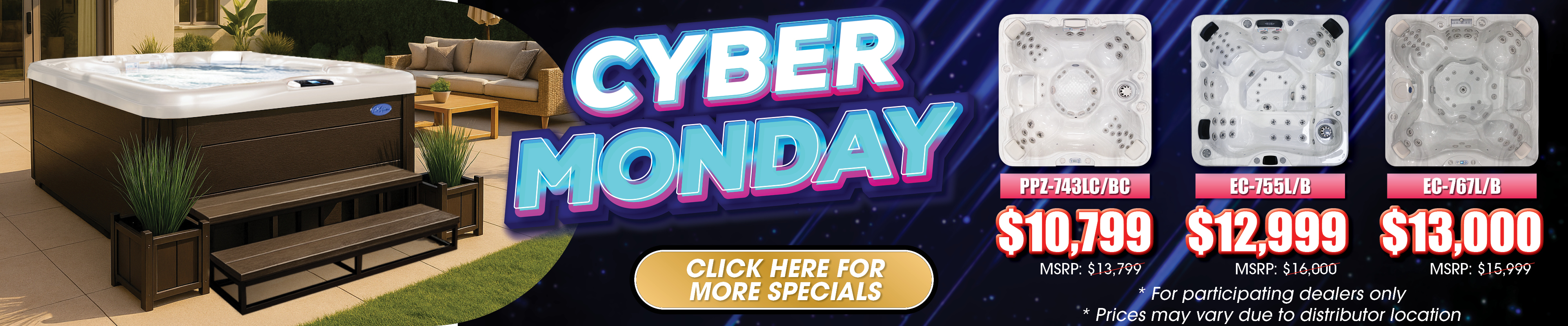 Calspas hot tub being used in a family setting - St Clair Shores